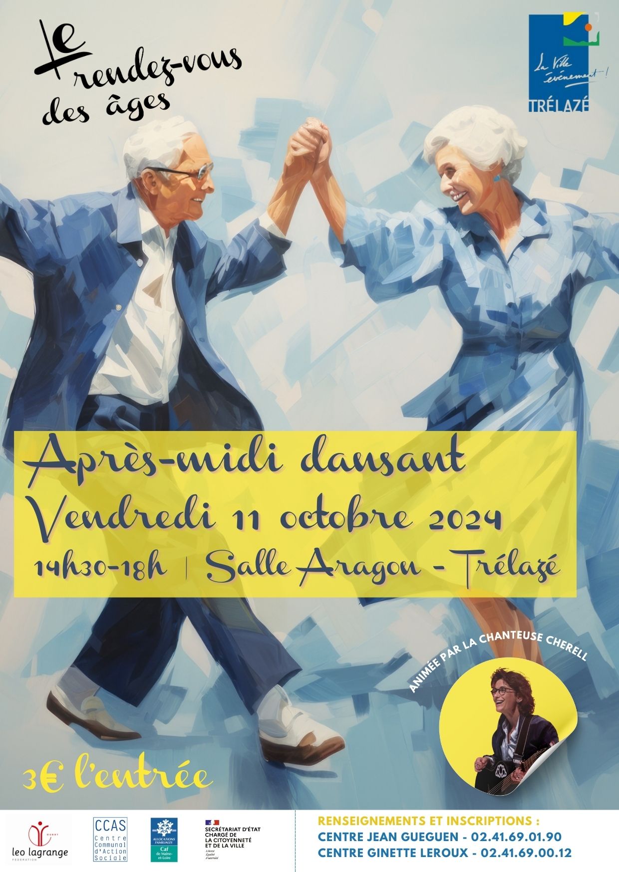 Image de l'évènement Le Rendez-vous des âges | Après-midi dansant salle Aragon